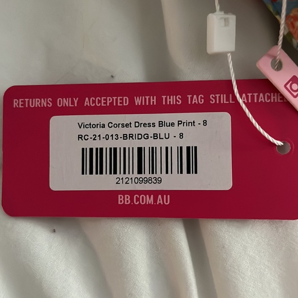 Beginning Boutique floral front corset dress - Picture 7 of 7